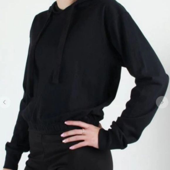 Black Hooded Sweater - Picture 2 of 2